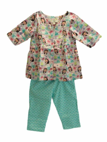 Girl Mermaid Pajama Set