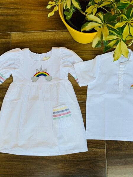 White Rainbow twinning Set