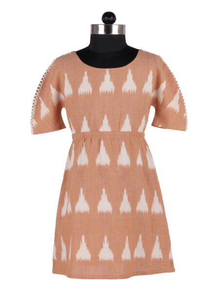 Brick Ikat Dress