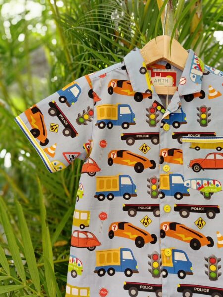 Boys Traffic Cars Night Dress