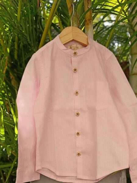 Baby Pink Boys Shirt